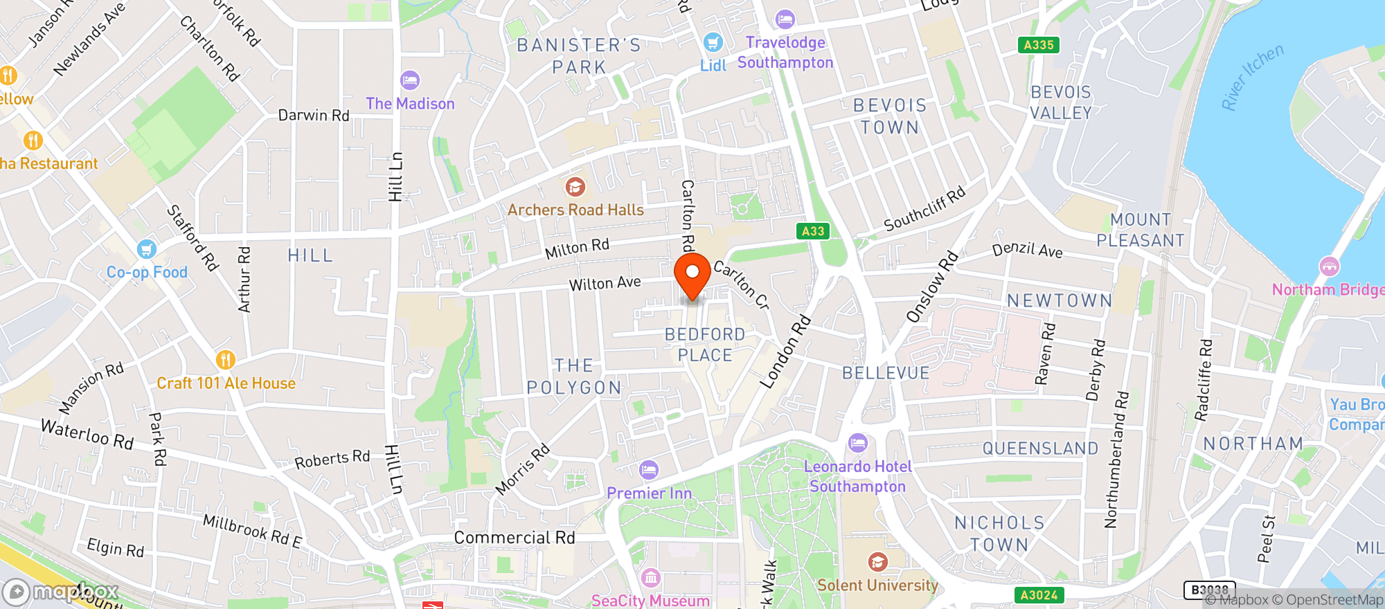 Map showing Good Libations