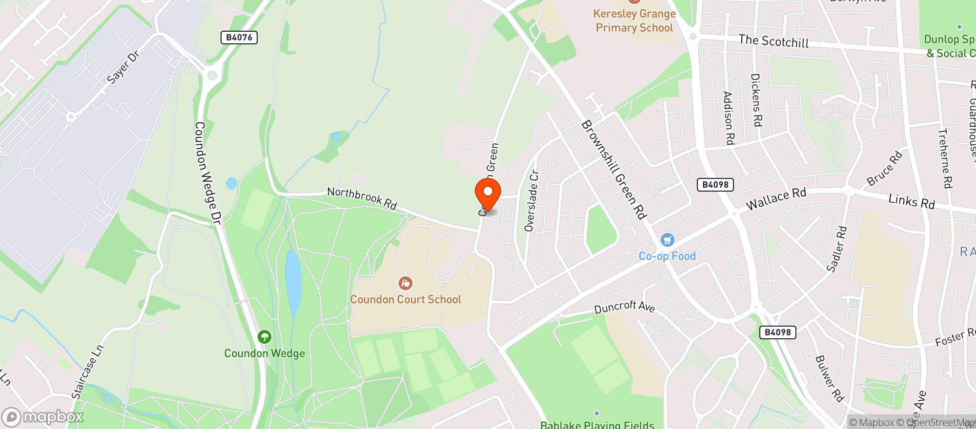 Map showing Nugget