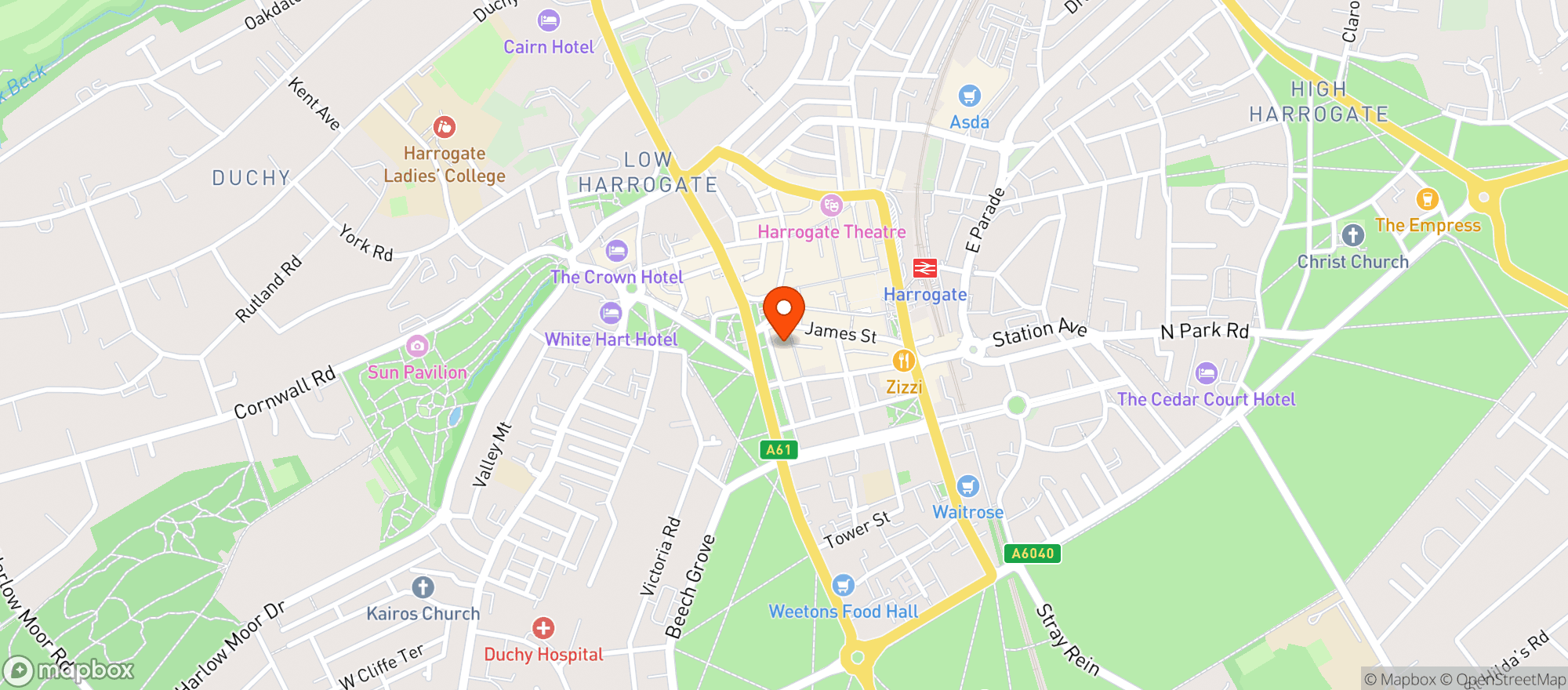 Map showing The Pickled Sprout