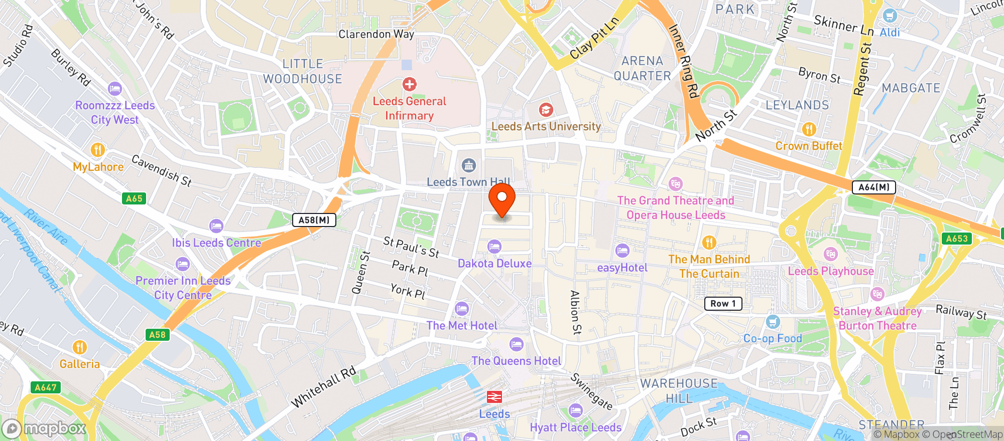 Map showing Below Stairs