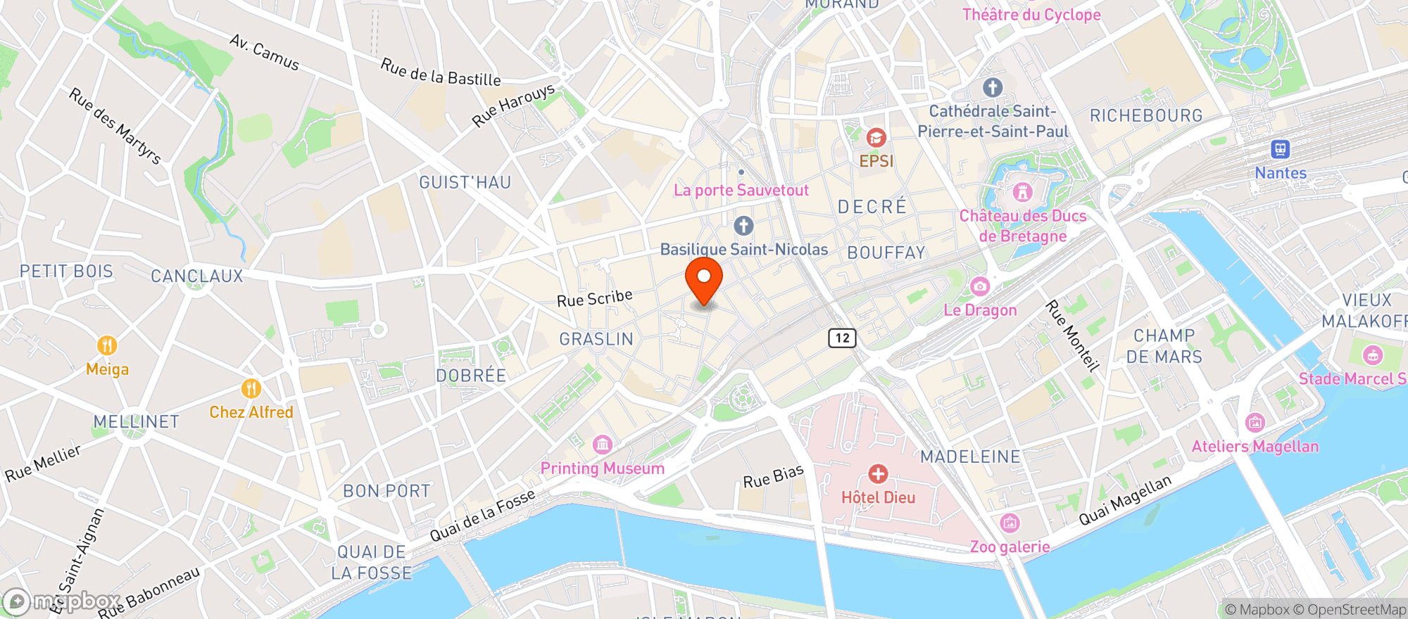 Map showing Cave Vin/20 (Sarl Gh Express)