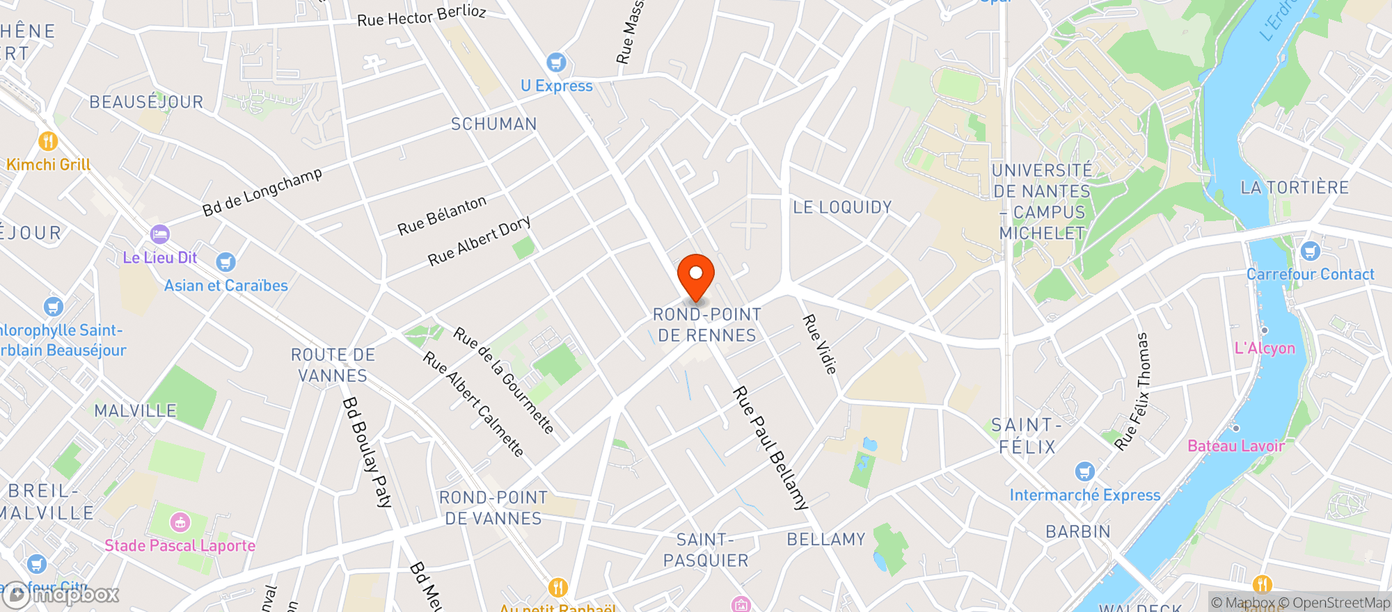 Map showing Histoires D'Apero