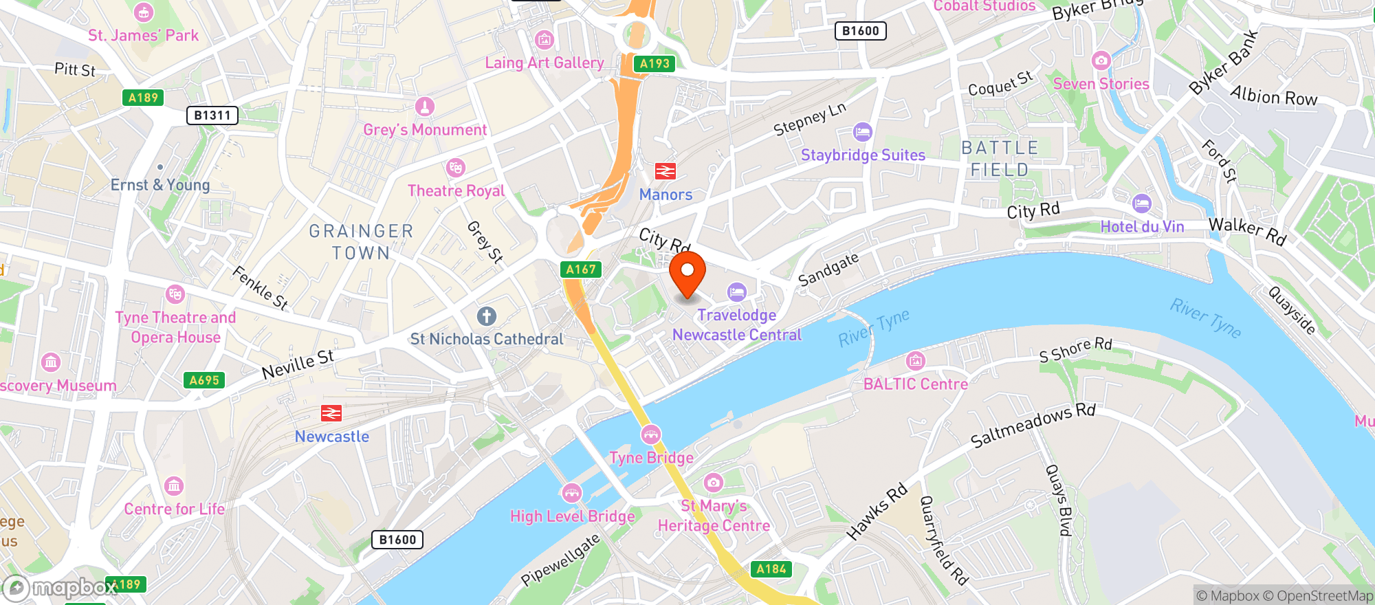 Map showing 21
