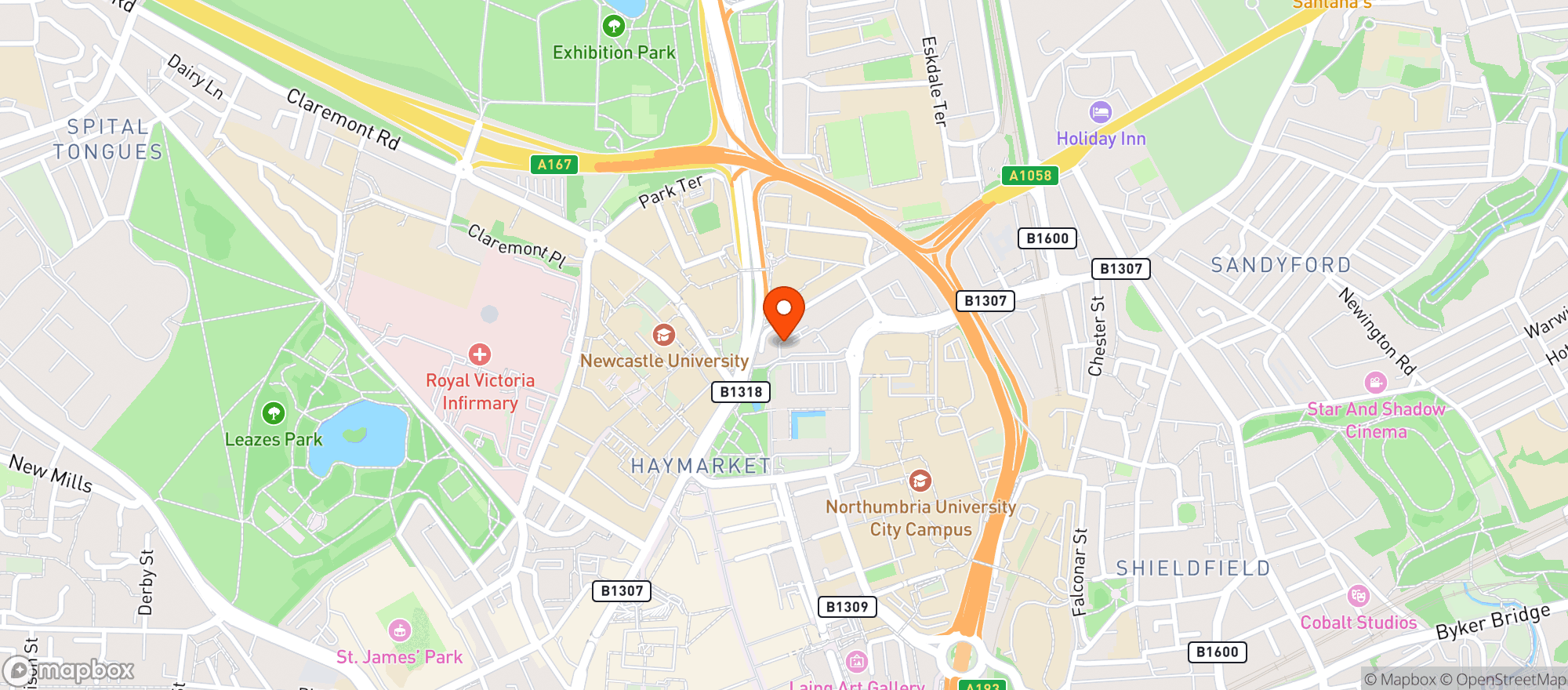 Map showing Hancock