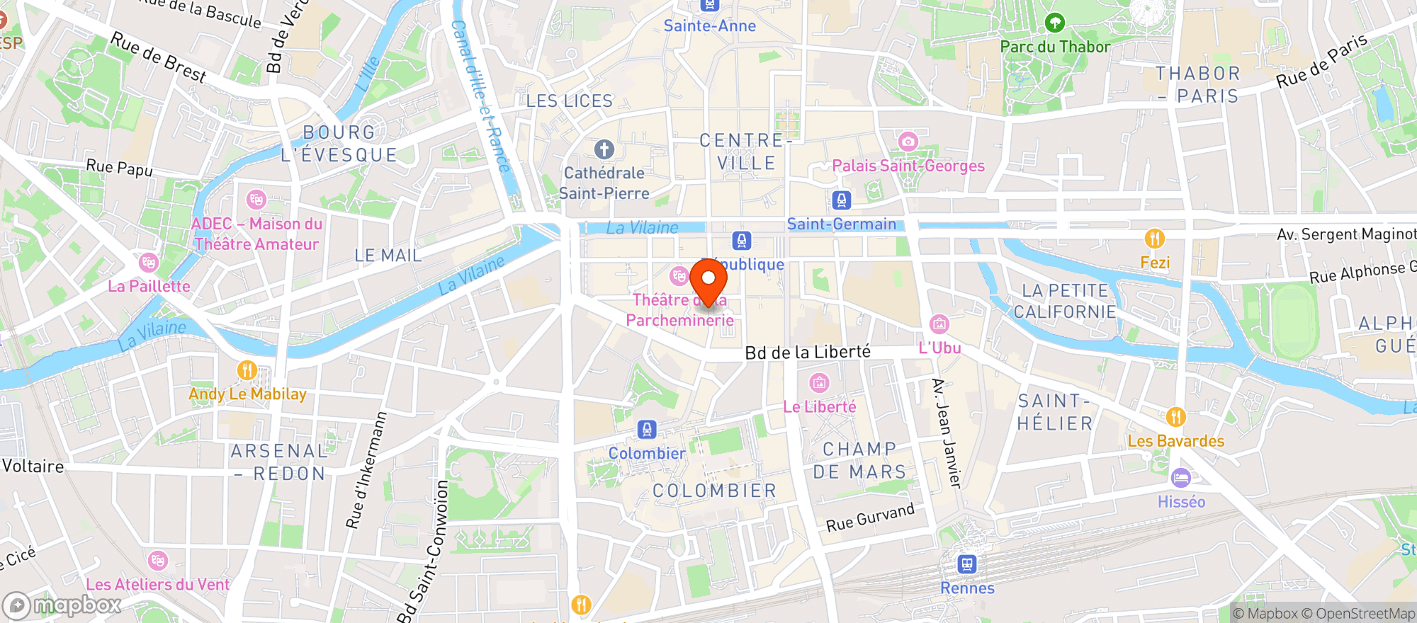 Map showing Maison Nicolas