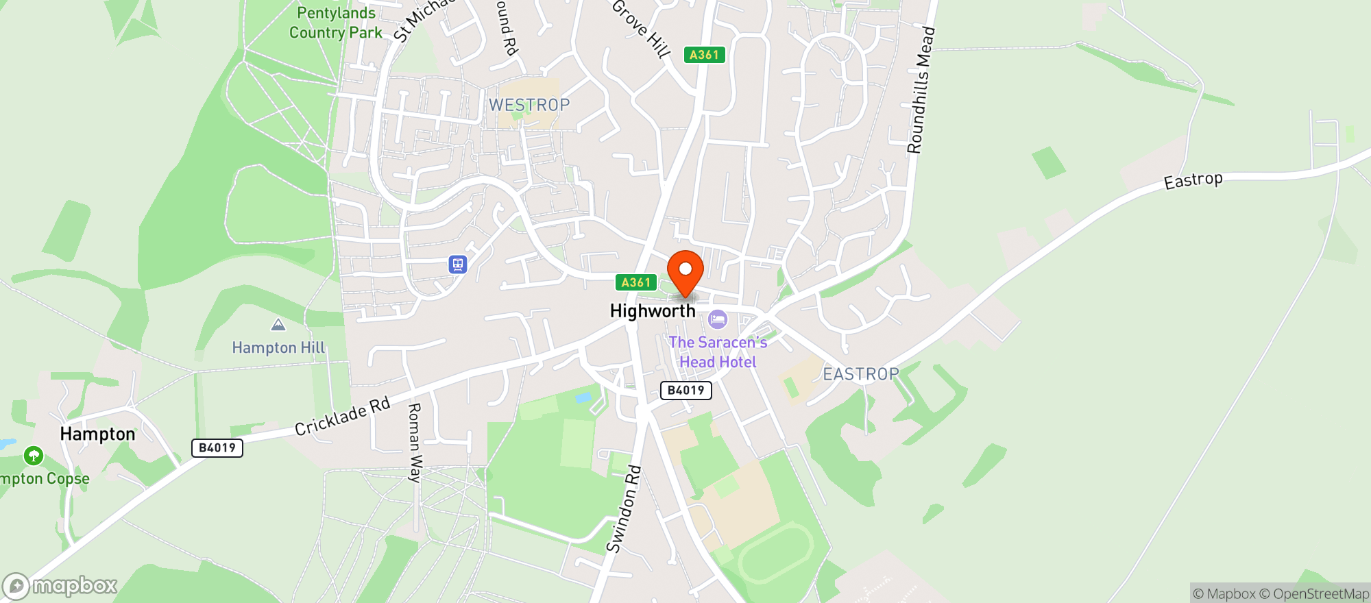 Map showing Weigh It Up