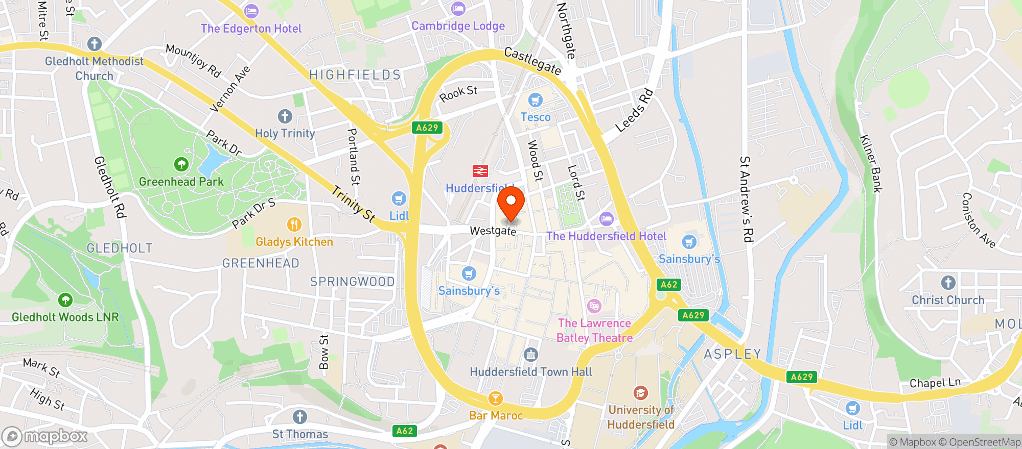 Map showing Arcade Beers