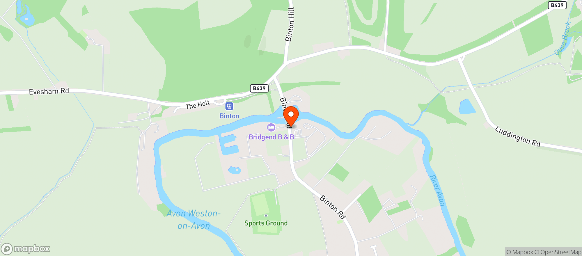Map showing The Four Alls