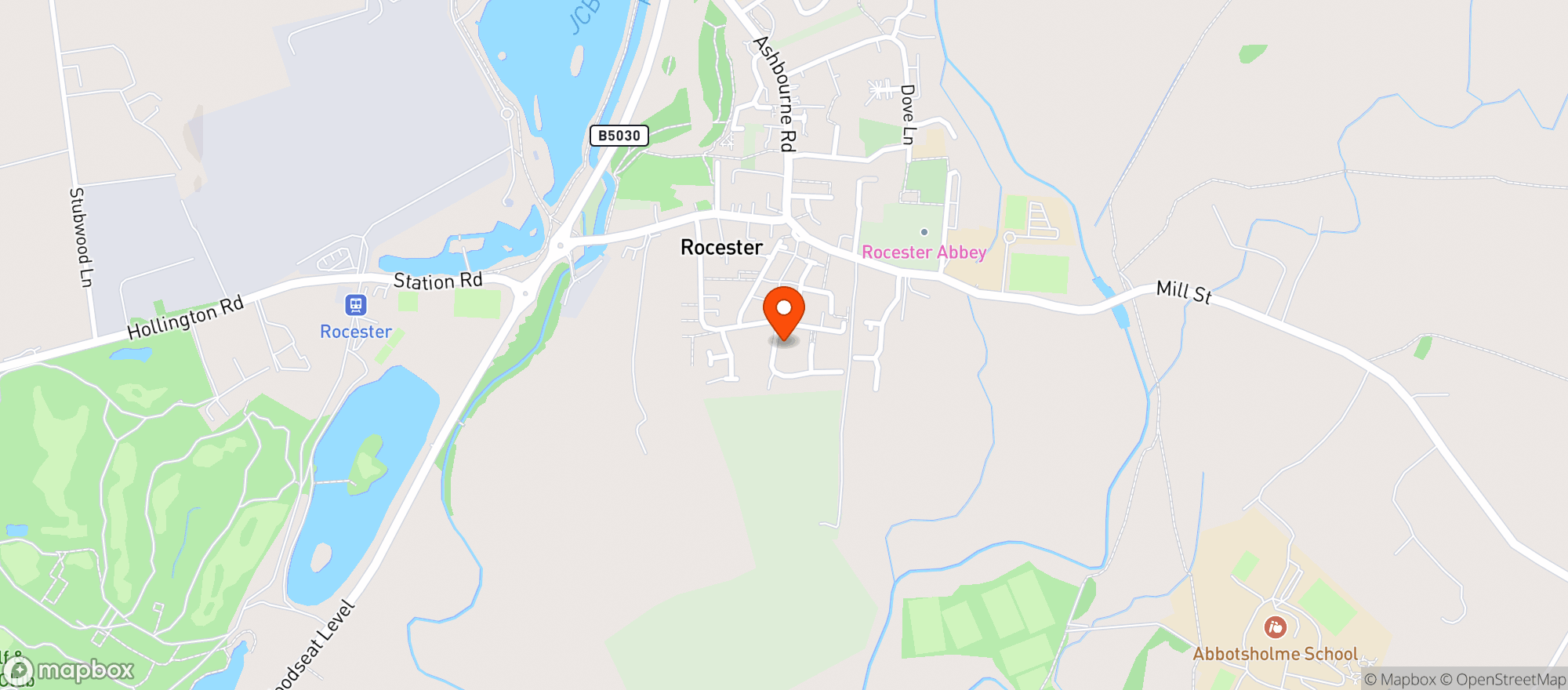 Map showing Majestic Uttoxeter