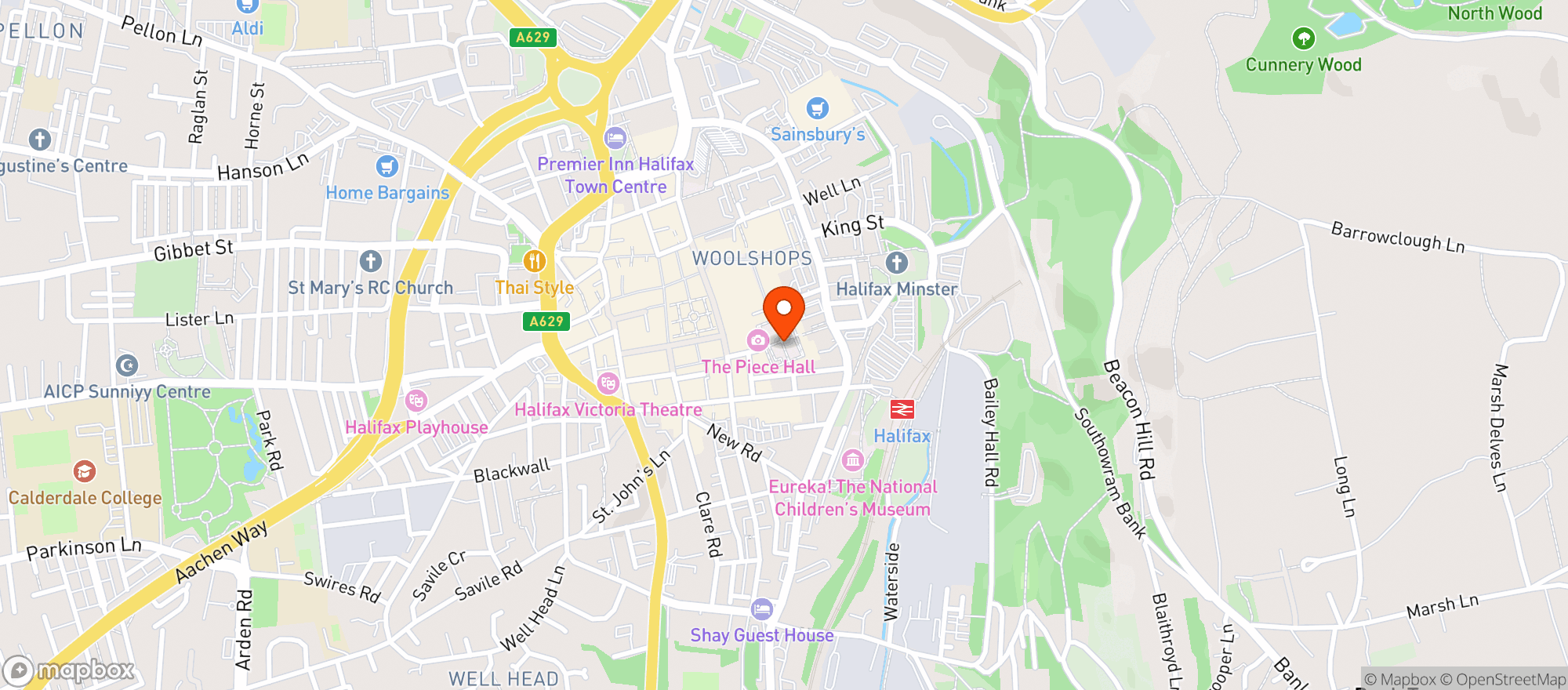 Map showing Loafers Vinyl And Coffee