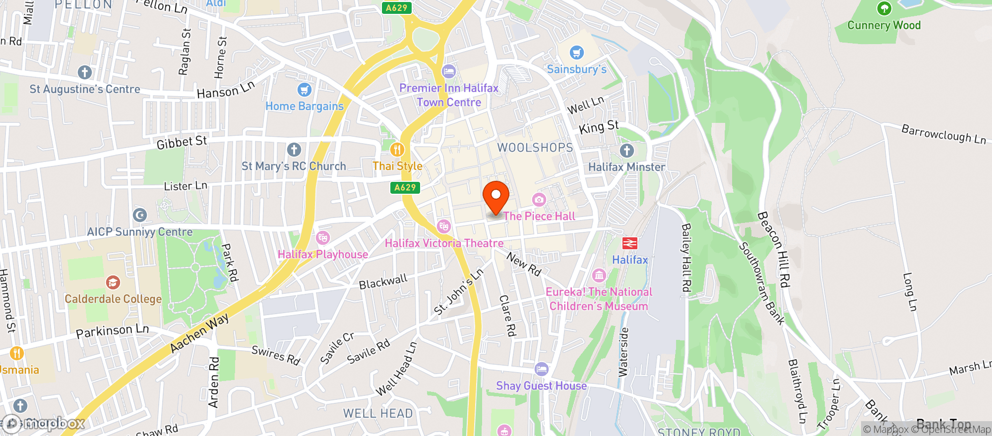 Map showing København