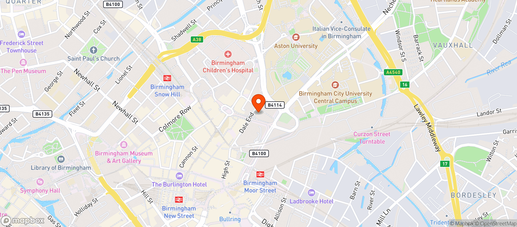 Map showing Bar Block