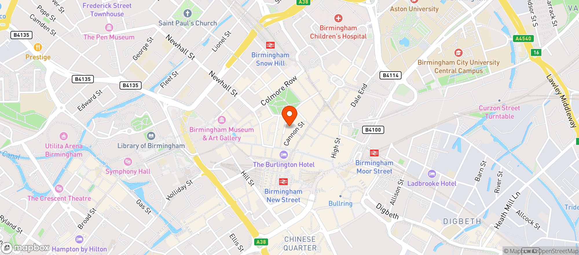 Map showing Windsor