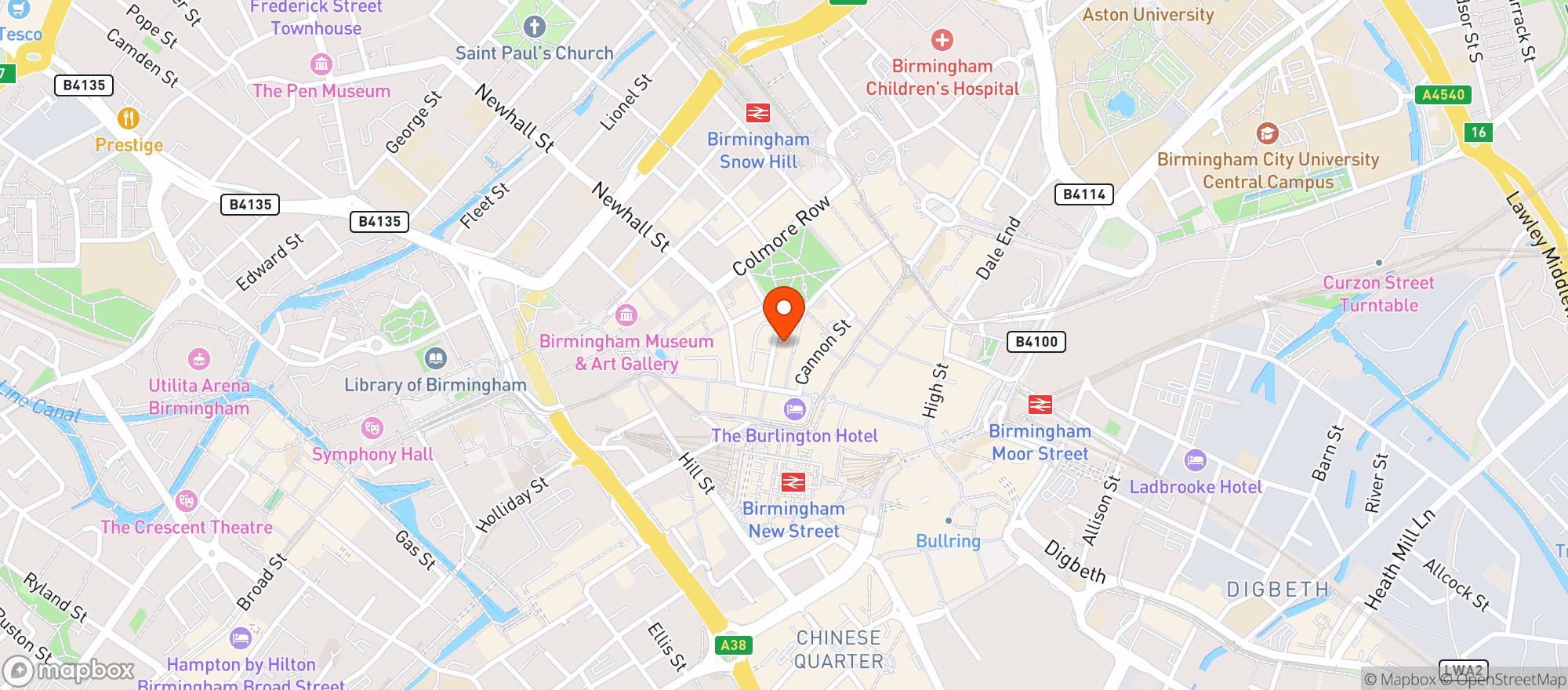 Map showing Trocadero