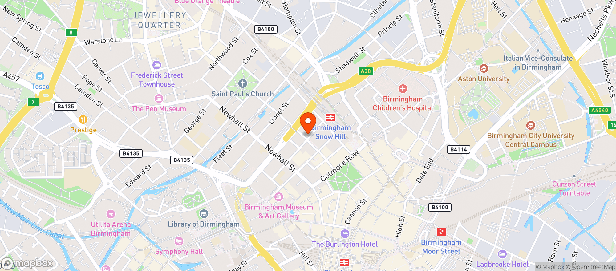 Map showing Old Royal