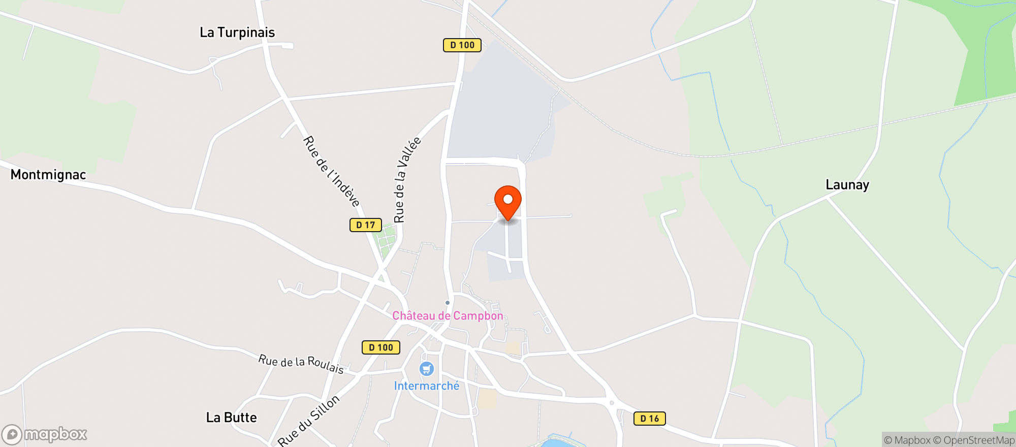 Map showing Epic & Breizh