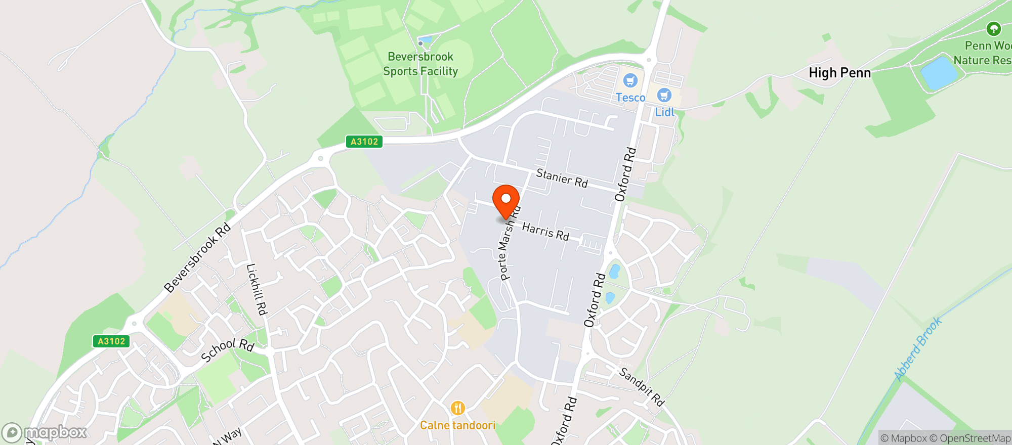 Map showing Brew Tap At Broadtown Brewery