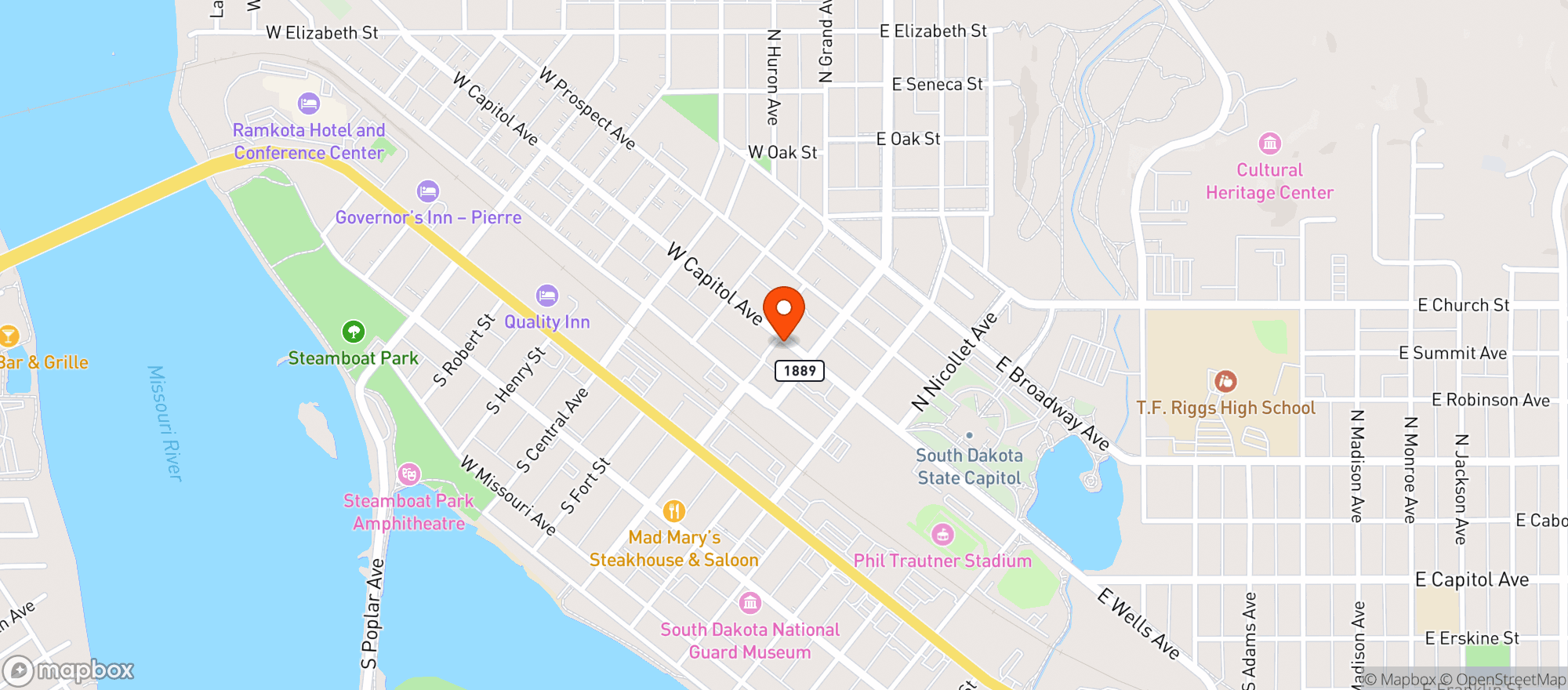 Map showing MasterPiece LLC