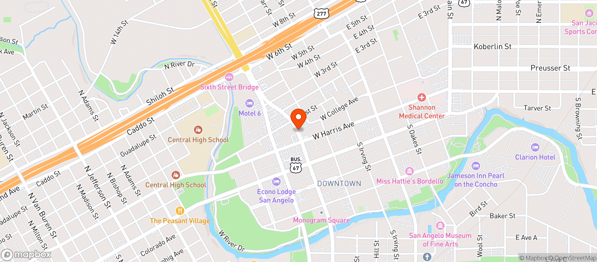 Map showing Kent Kwik Convenience Store
