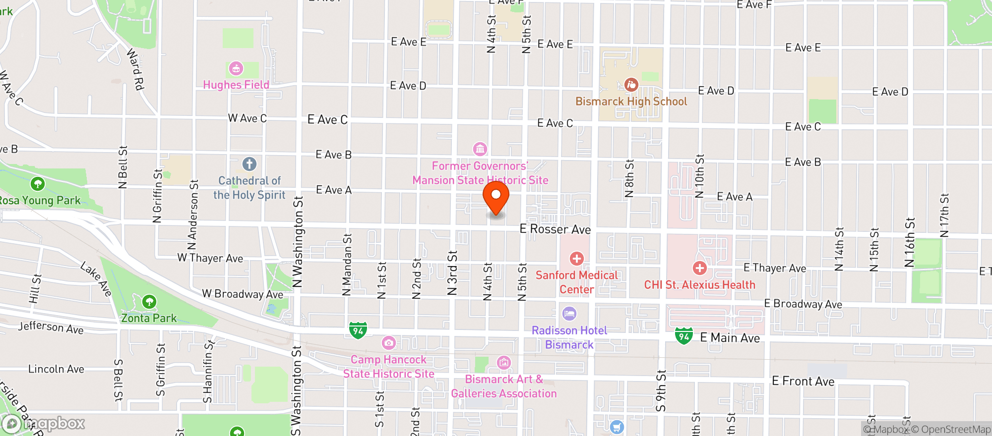 Map showing The CraftCade