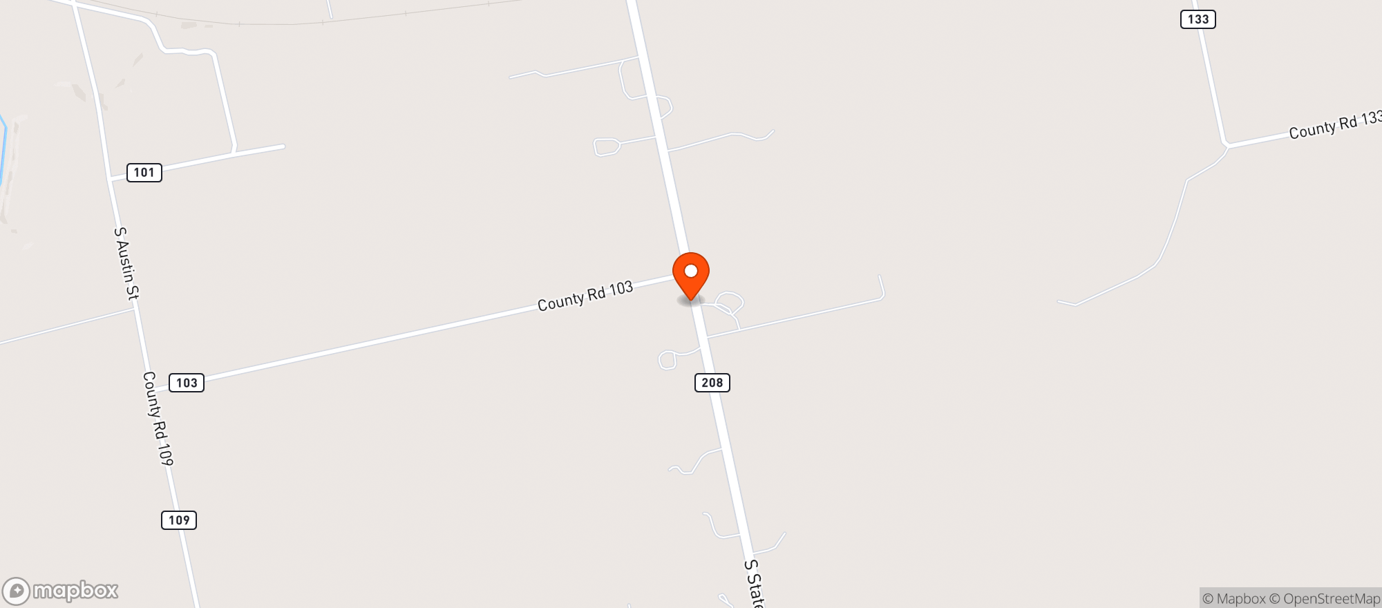 Map showing Allsup's