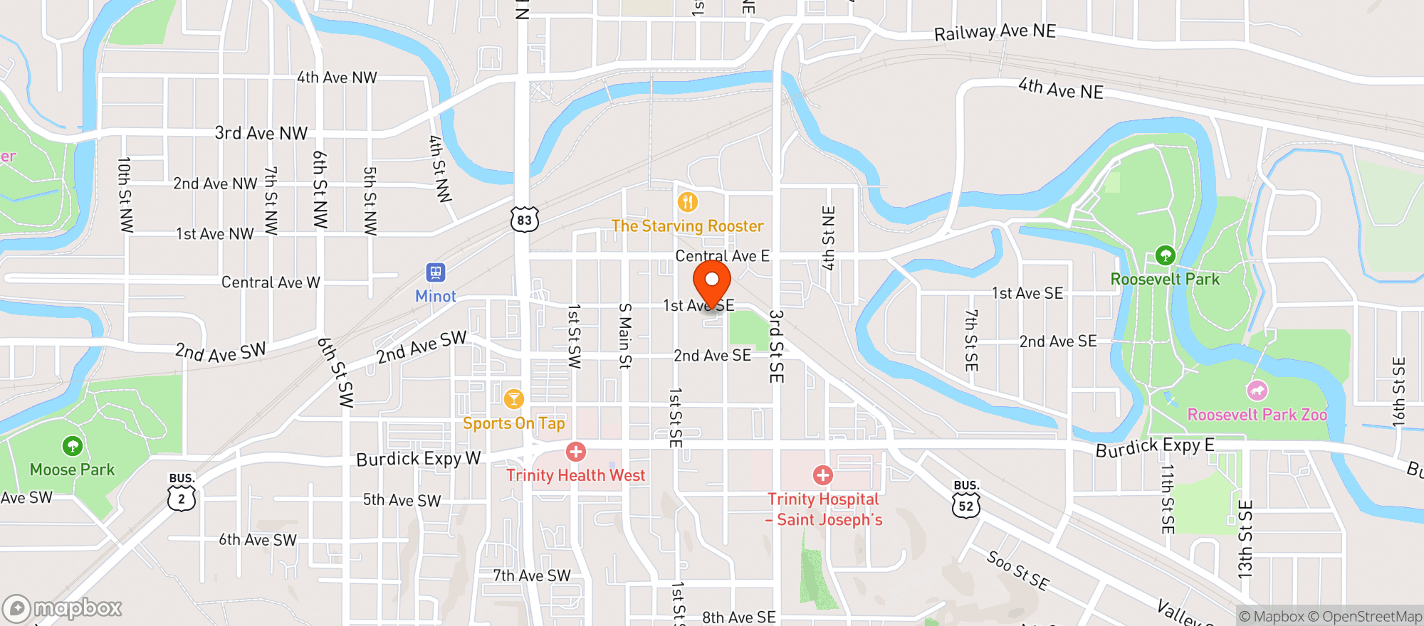 Map showing Blue Rider