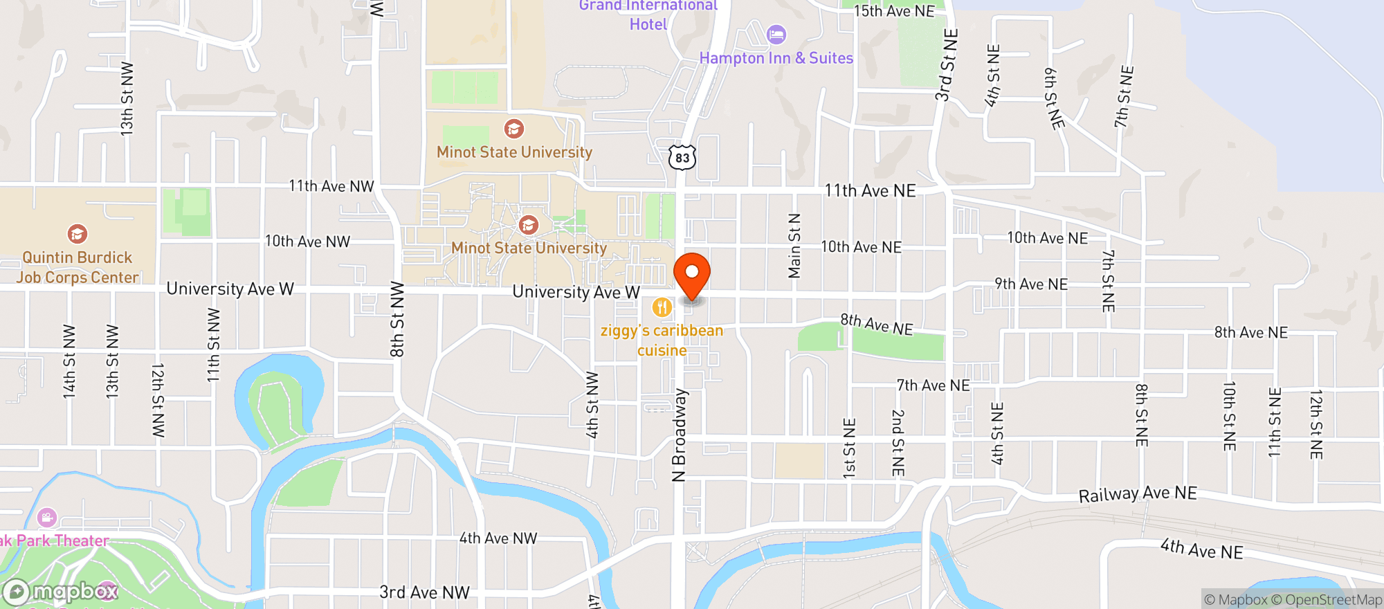 Map showing Loaf N Jug