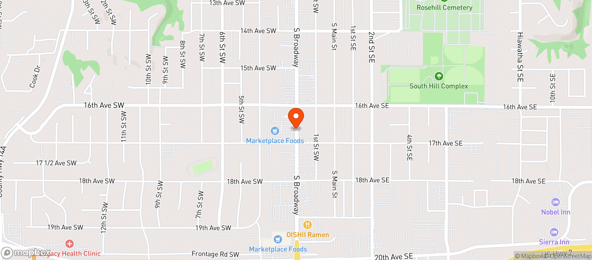 Map showing Mp Wine & Spirits