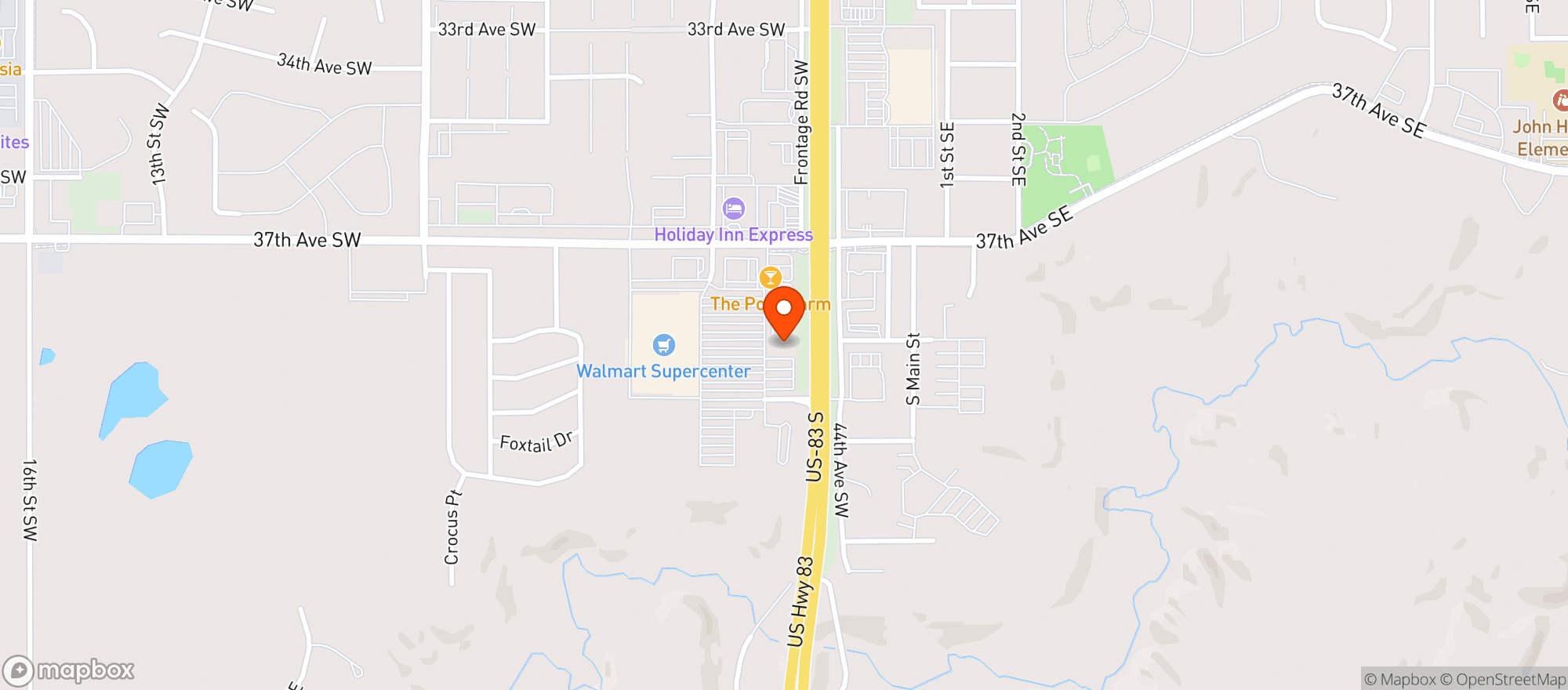 Map showing Buffalo Wild Wings Gril #3422