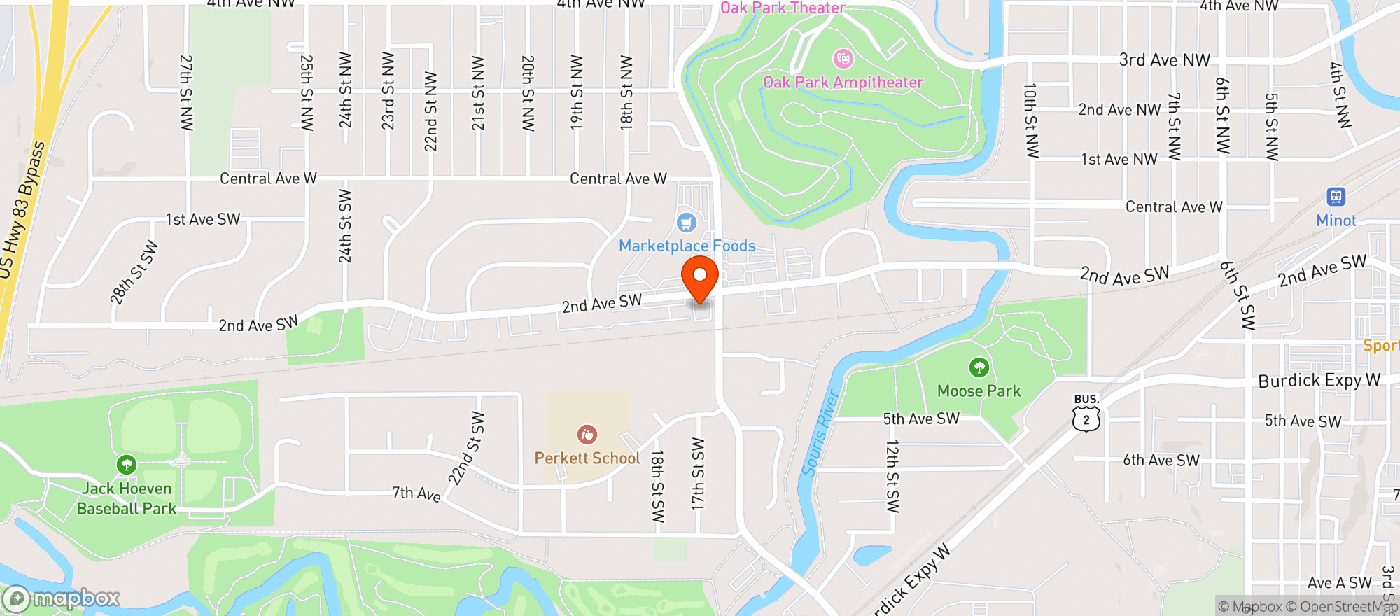 Map showing Lamplighter Lounge
