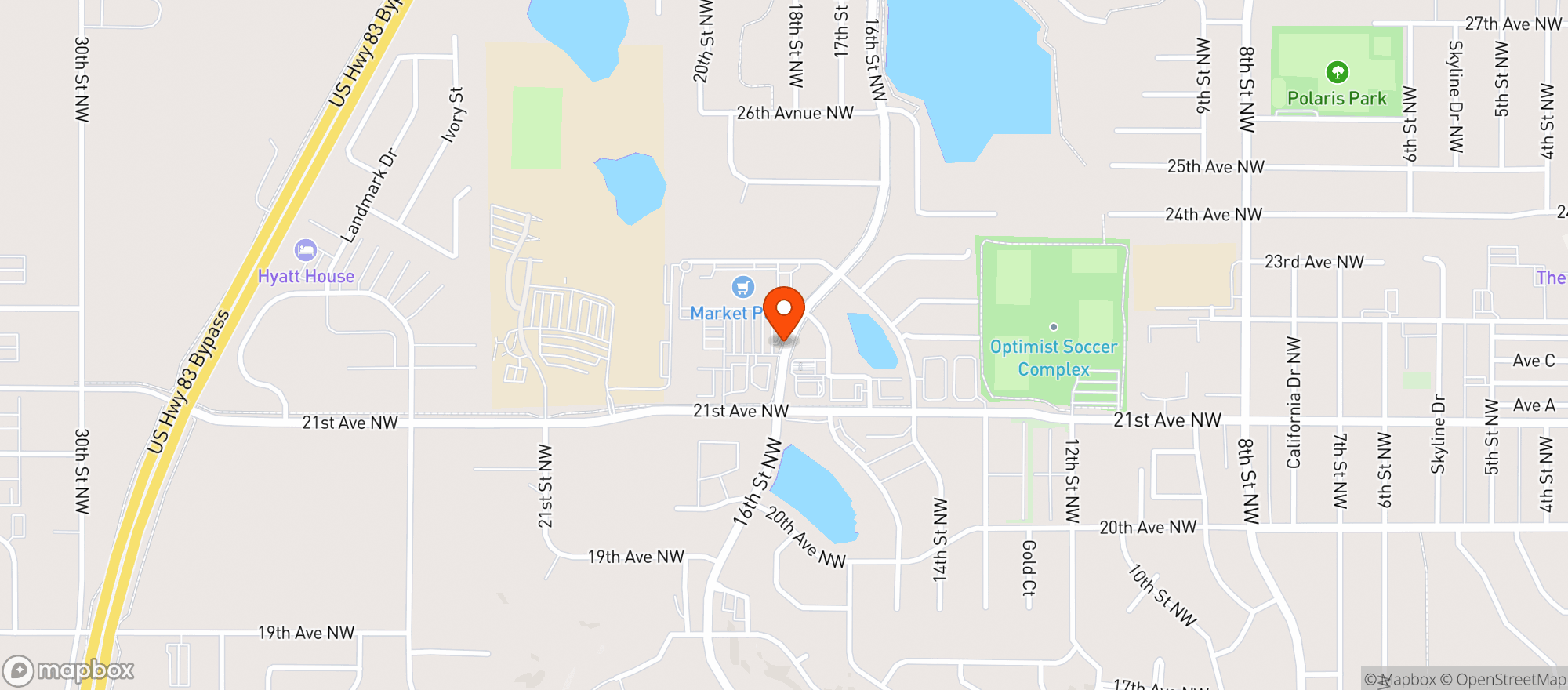 Map showing Mp Wine & Spirits