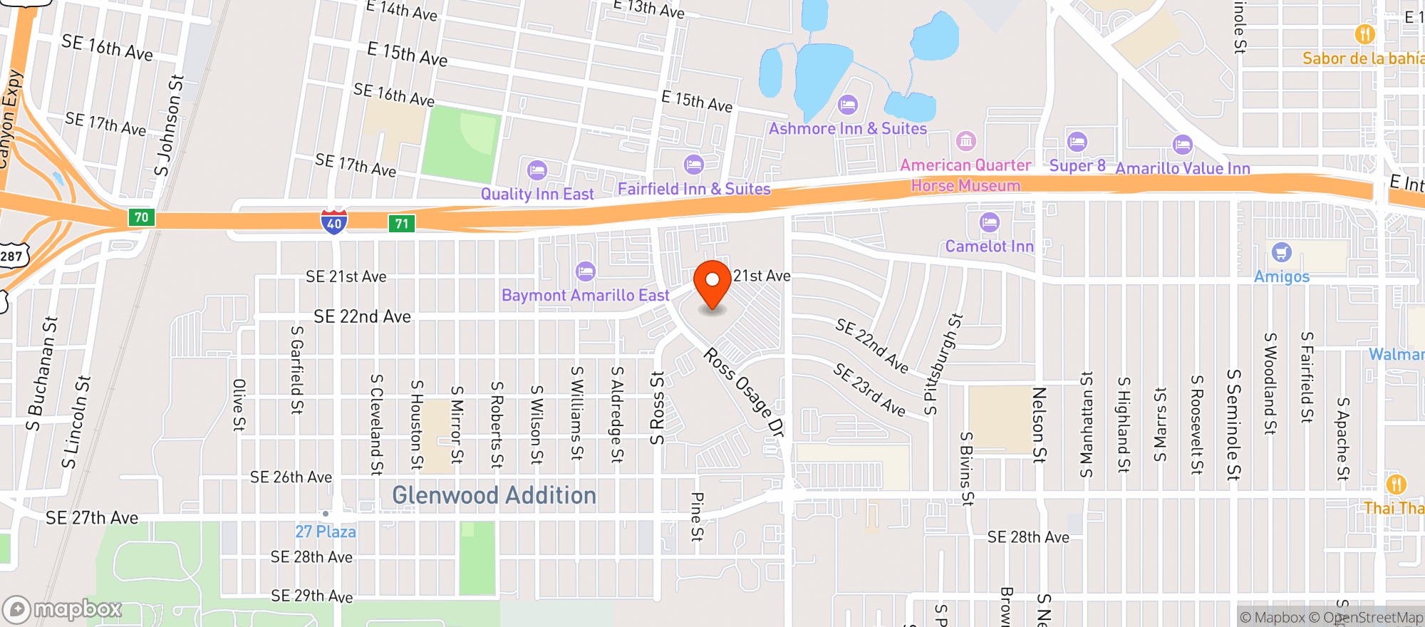 Map showing Sams Club #8279