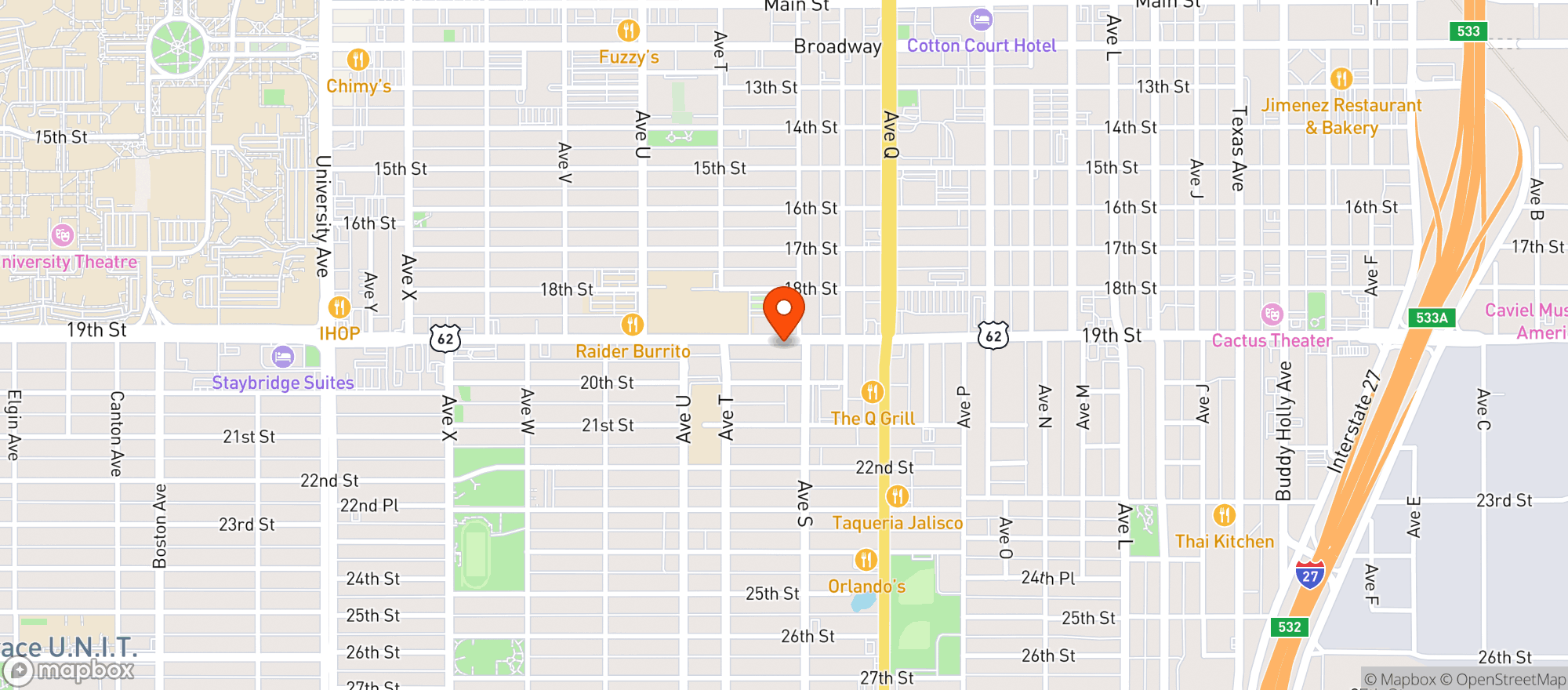 Map showing Pharmacy Free CBD