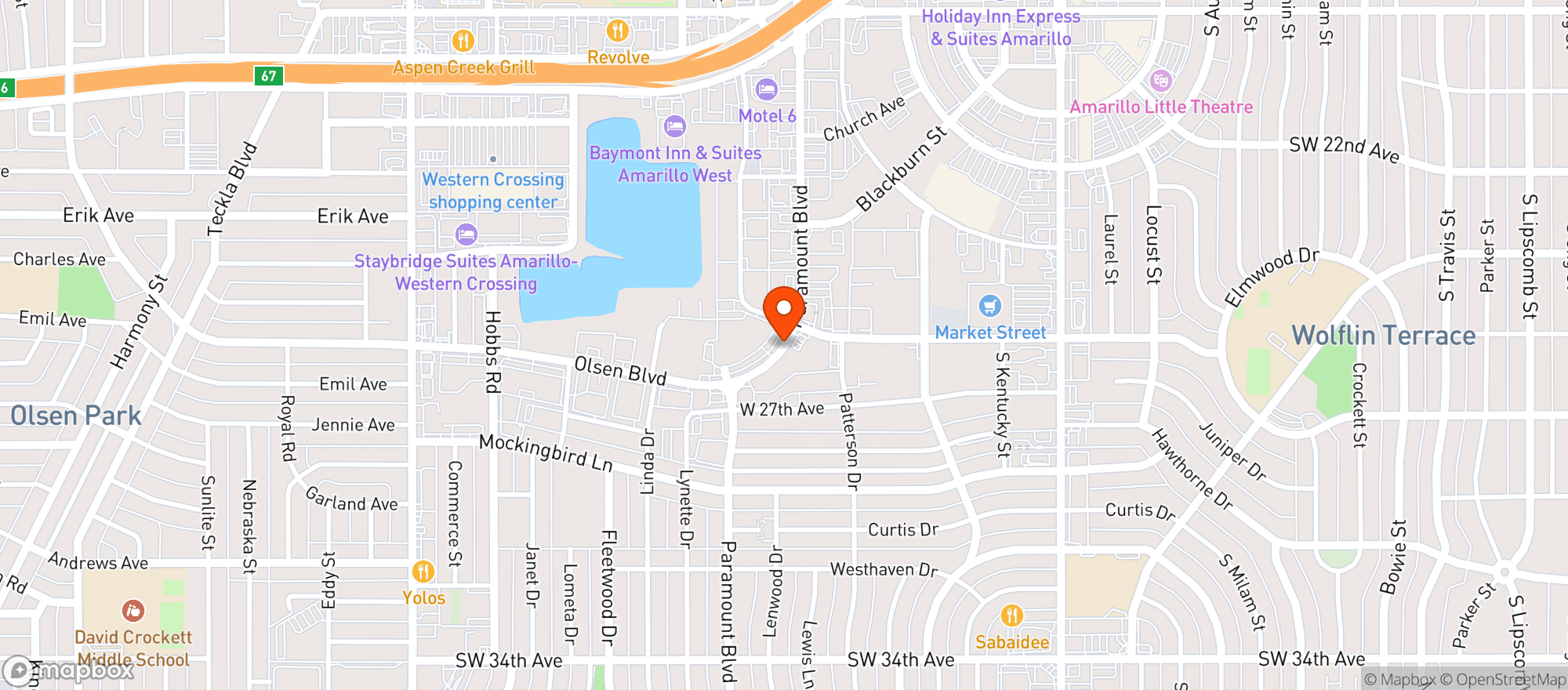 Map showing Hummers