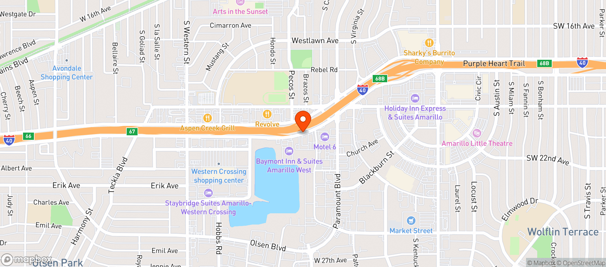 Map showing Cerveceria 18