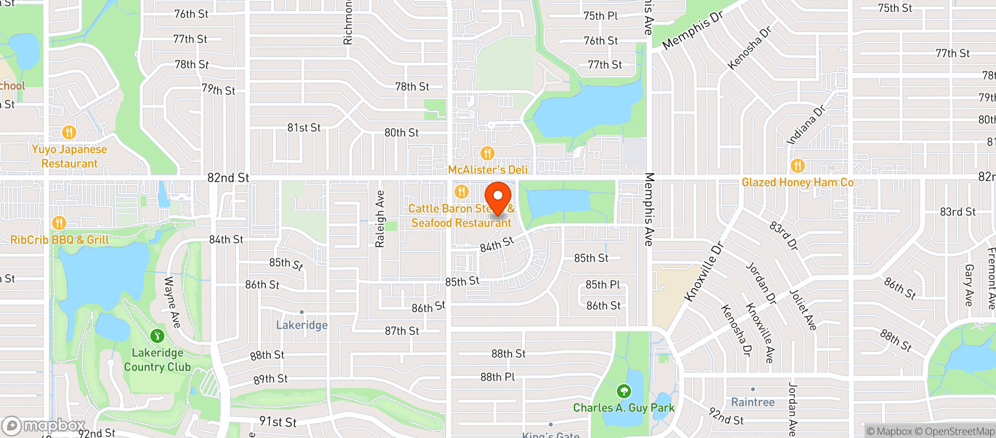Map showing Sprouts Farmers Market