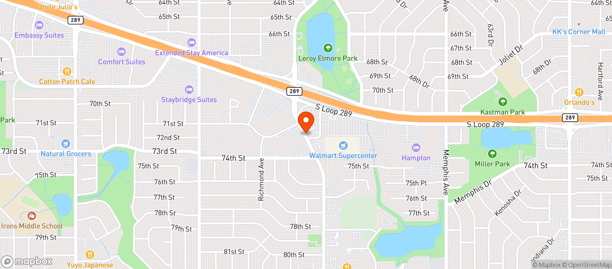 Map showing Docs Liquor Beer & Wine