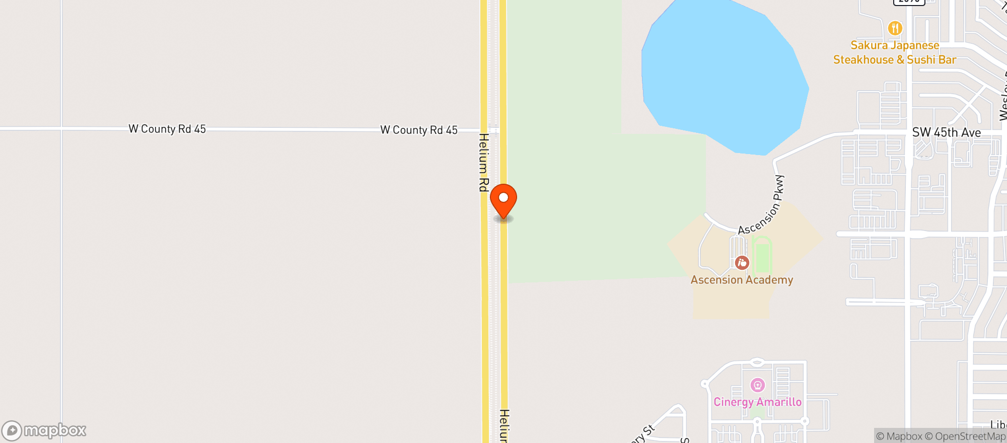 Map showing Circle K