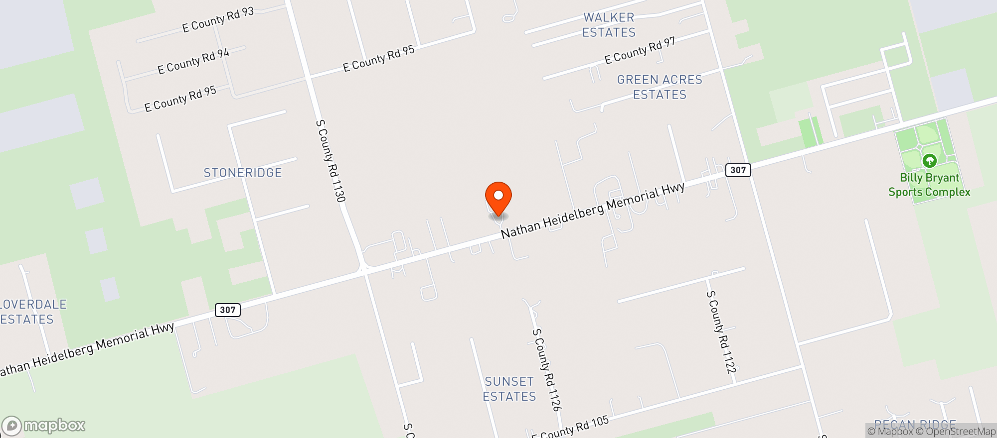 Map showing Roosters Icehouse