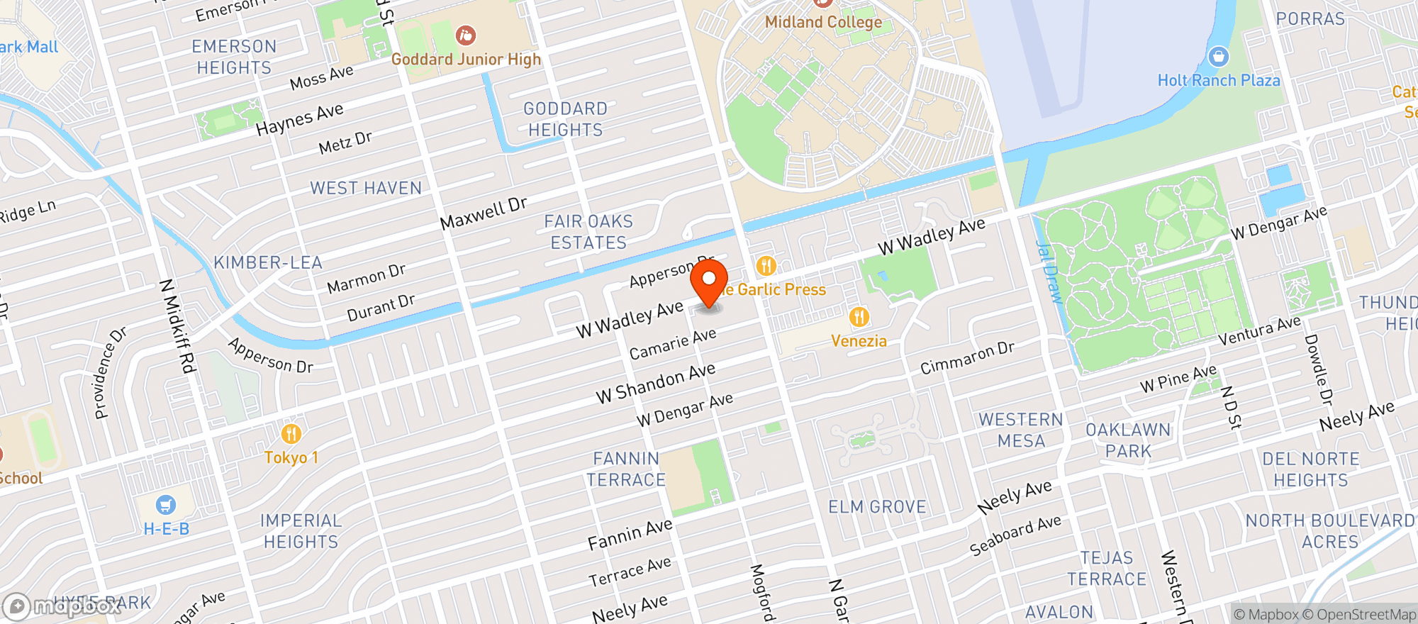 Map showing Natural Foods Market - 00609001