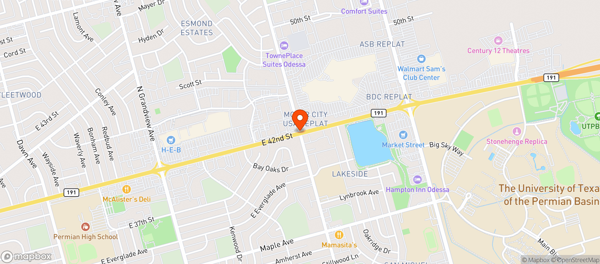 Map showing Gnc
