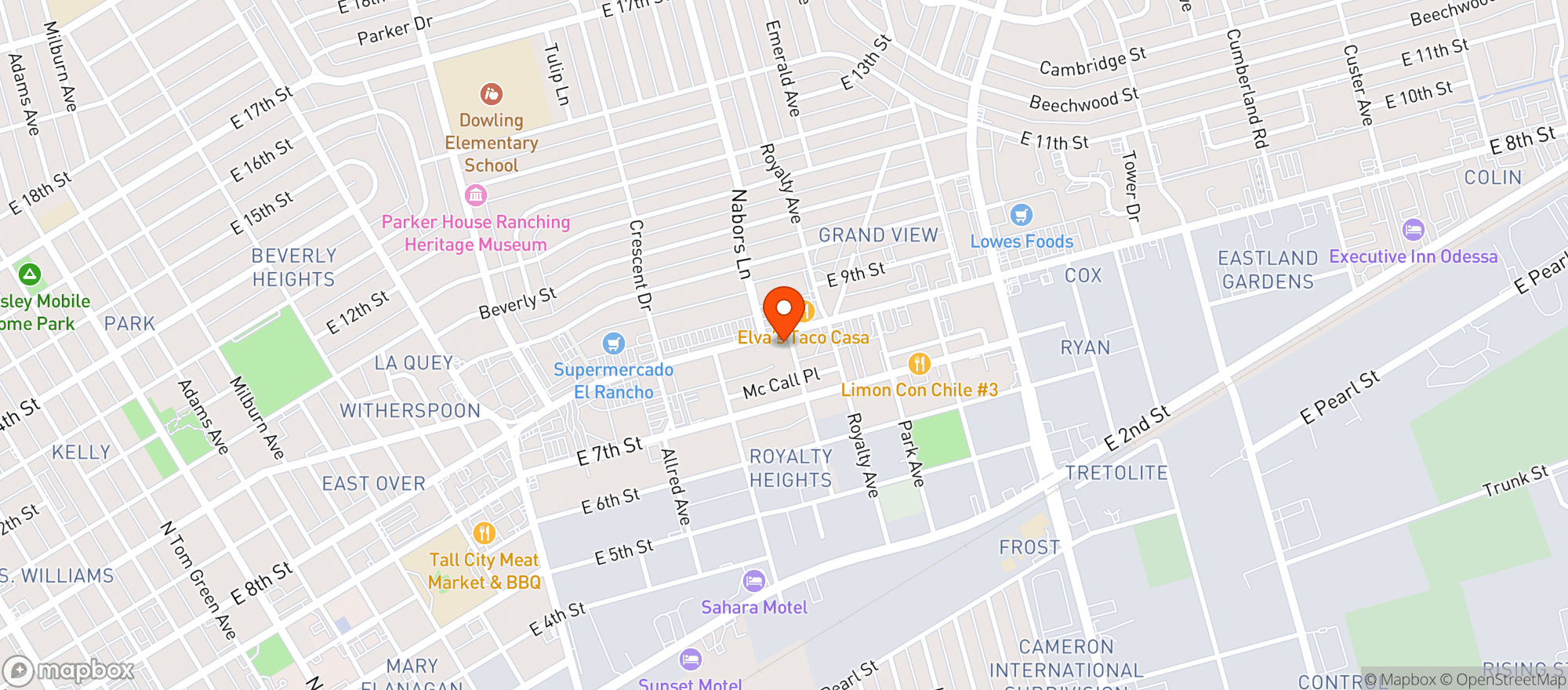 Map showing PurpleLeaf LLC