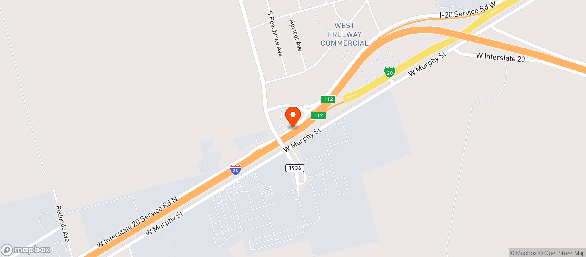 Map showing Main Street Market