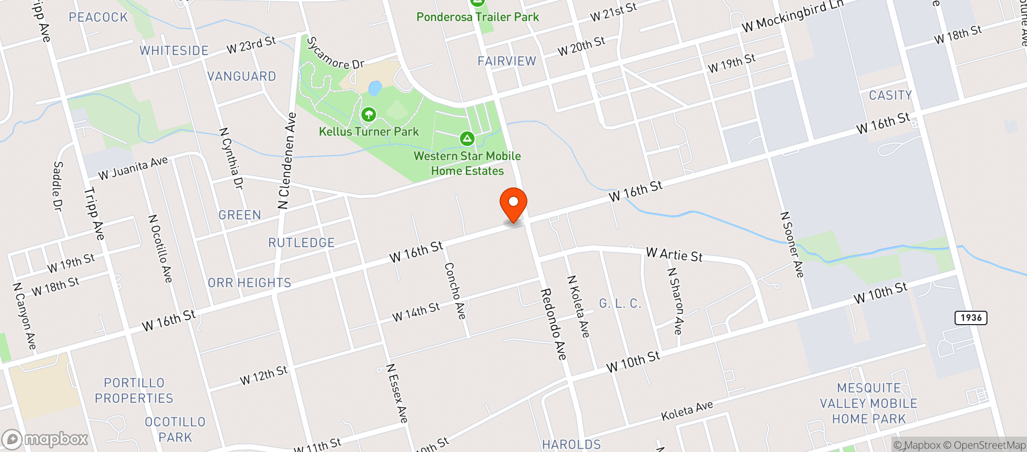 Map showing Agave Liquor Store