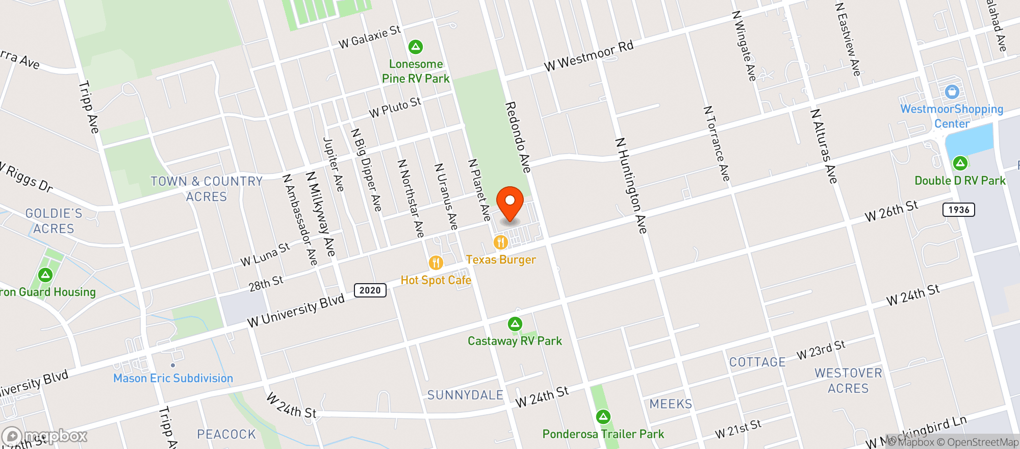 Map showing Lowes #35