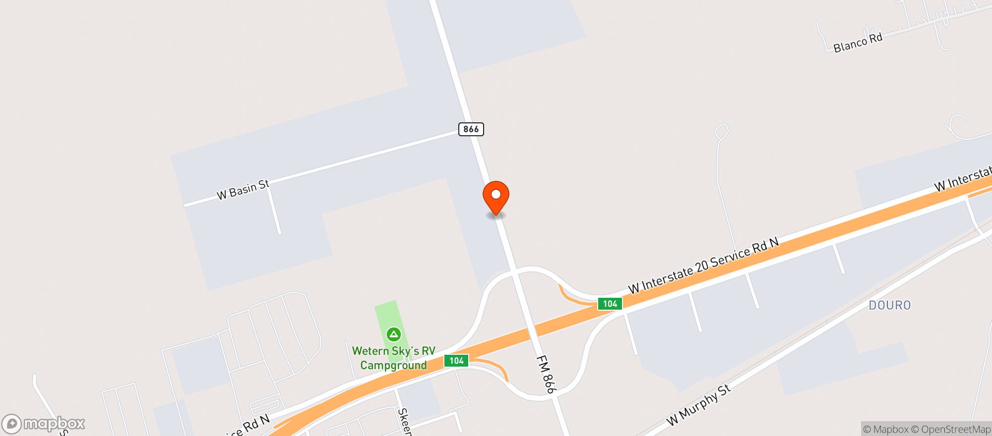 Map showing Allsups