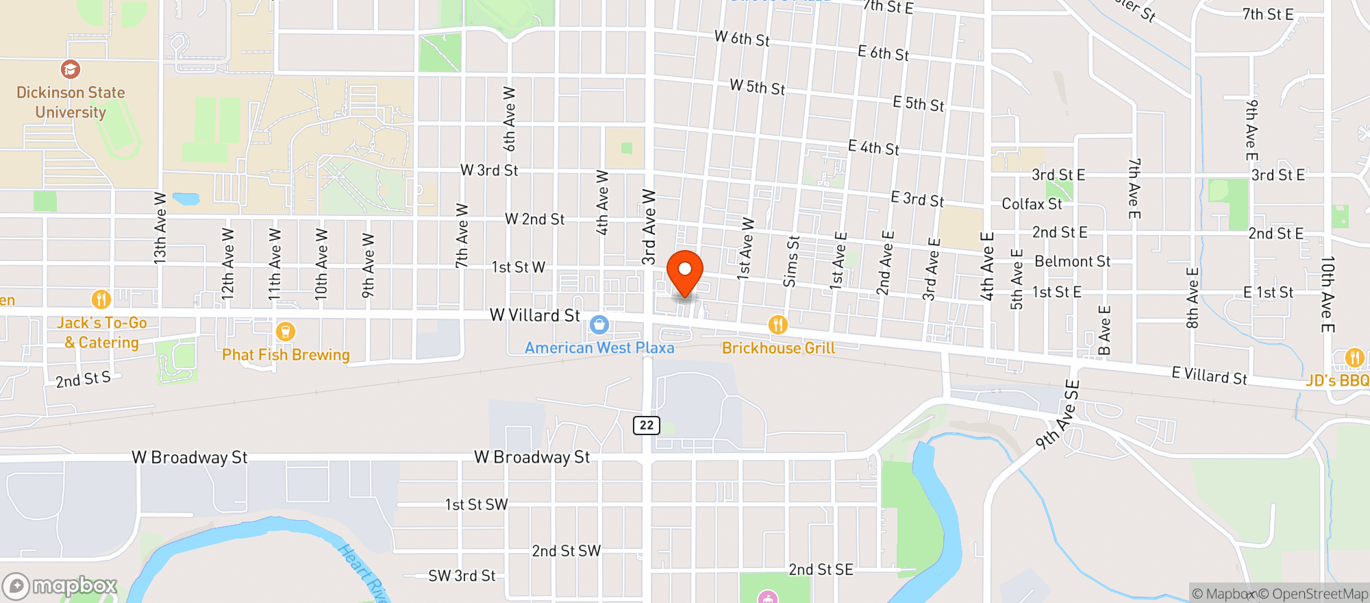 Map showing De Porres House Of Barber