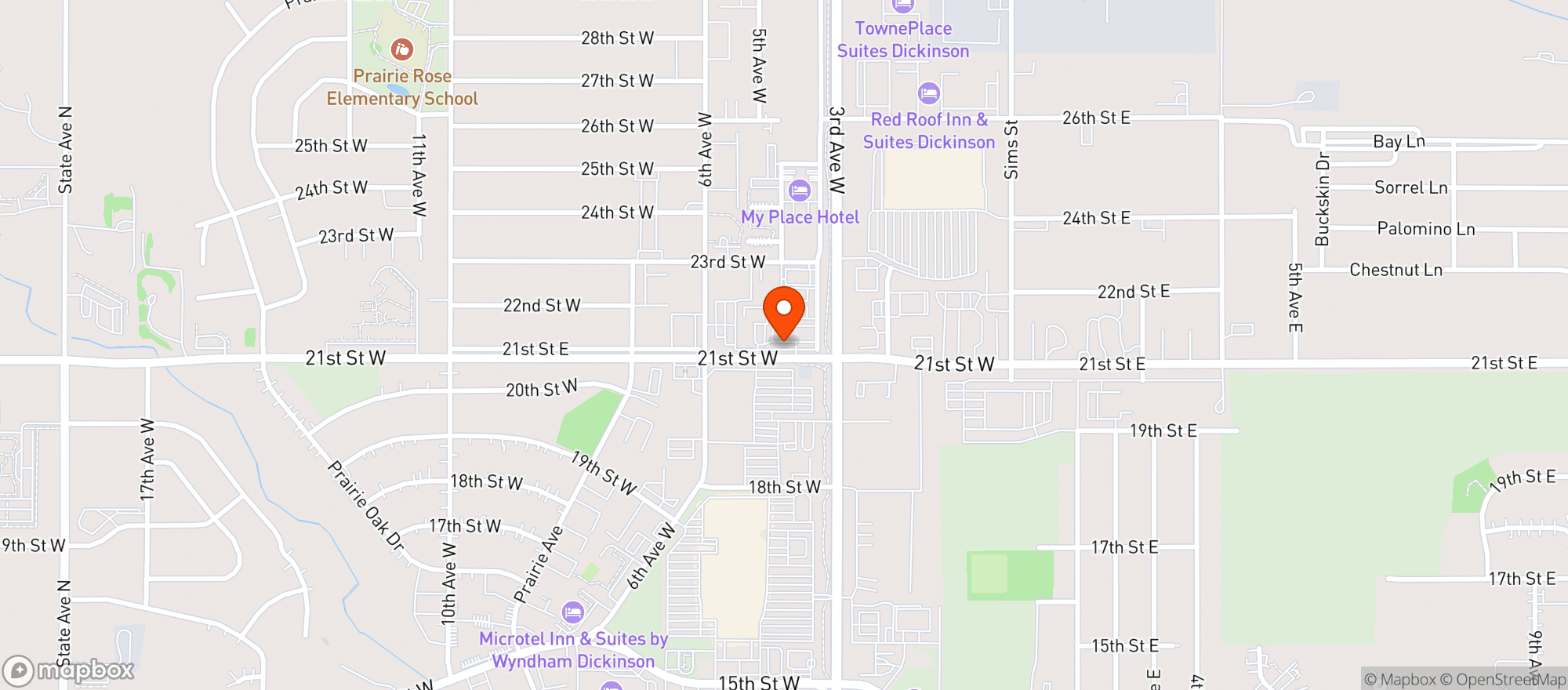 Map showing Liquor Warehouse