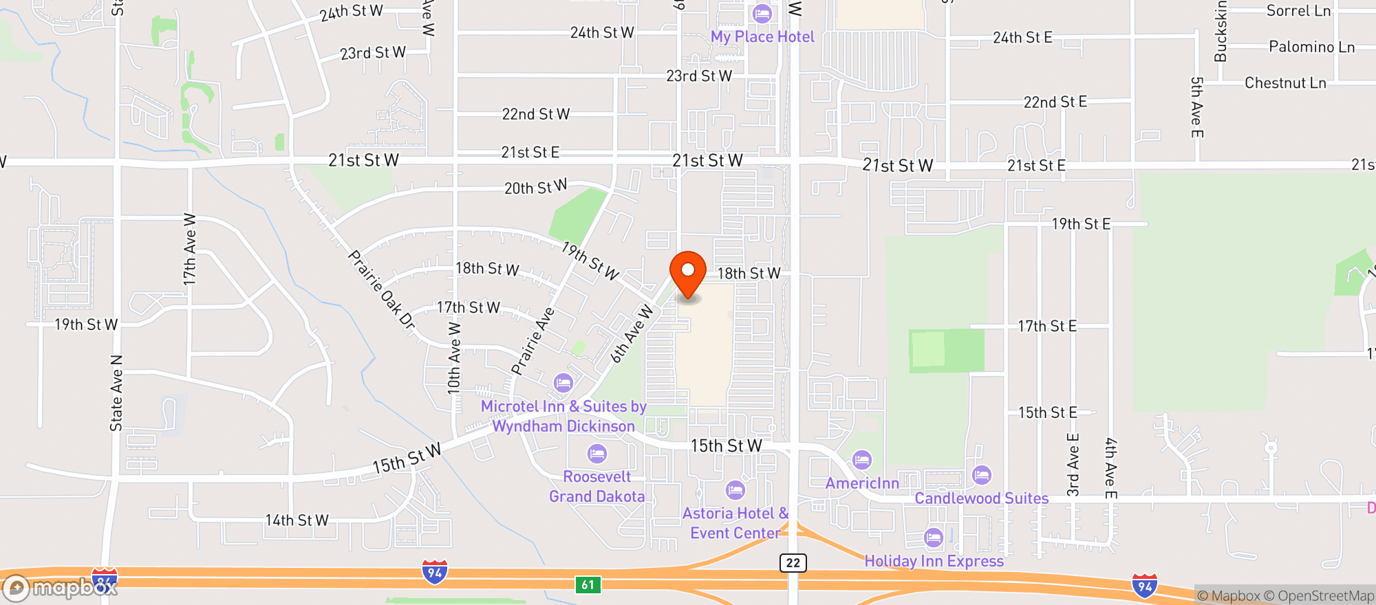 Map showing Cash Wise #3044