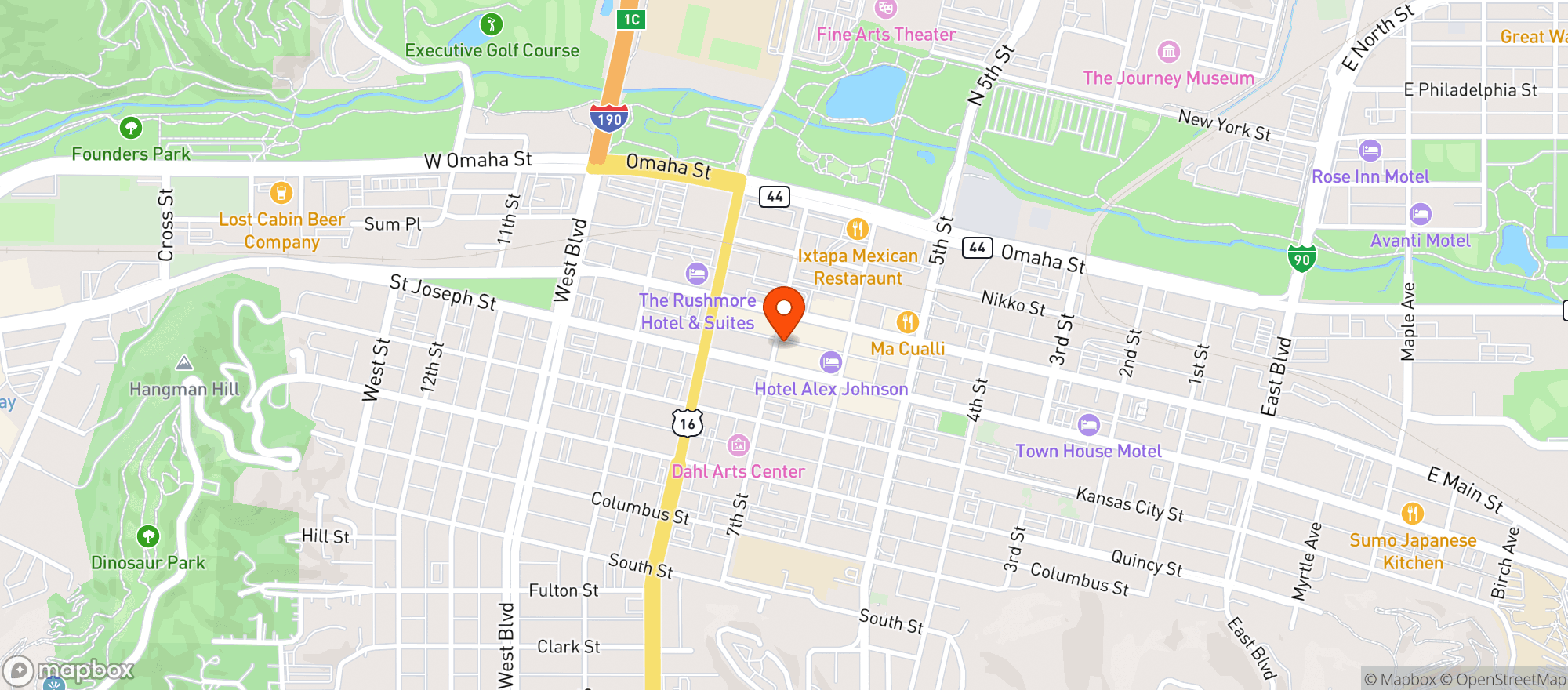 Map showing Social House